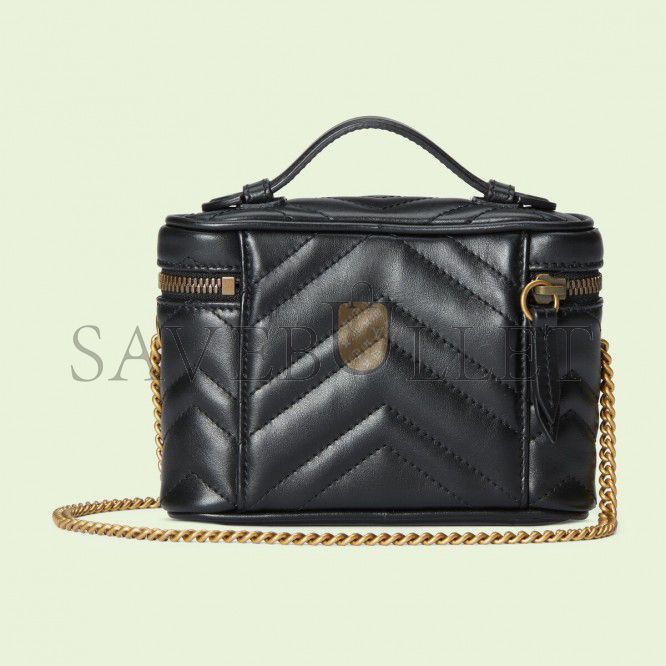 G*u*i gg marmont mini top handle bag 699515 (6.3*4.1*5.9cm)